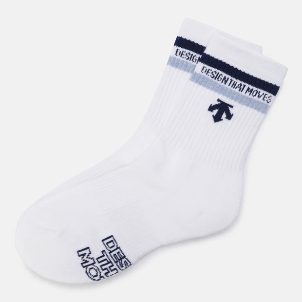 SPORTS BASIC CREW SOCKS (3PACK) 中性 運動中筒襪（三雙裝）