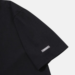 ESSENTIAL SMALL WORDING COTTON SHORT SLEEVE T-SHIRT 女士  運動上衣