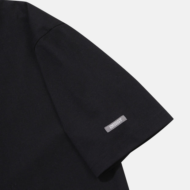 ESSENTIAL SMALL WORDING COTTON SHORT SLEEVE T-SHIRT 女士  運動上衣