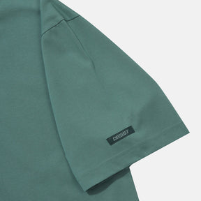 ESSENTIAL SMALL WORDING COTTON SHORT SLEEVE T-SHIRT 男士 運動上衣