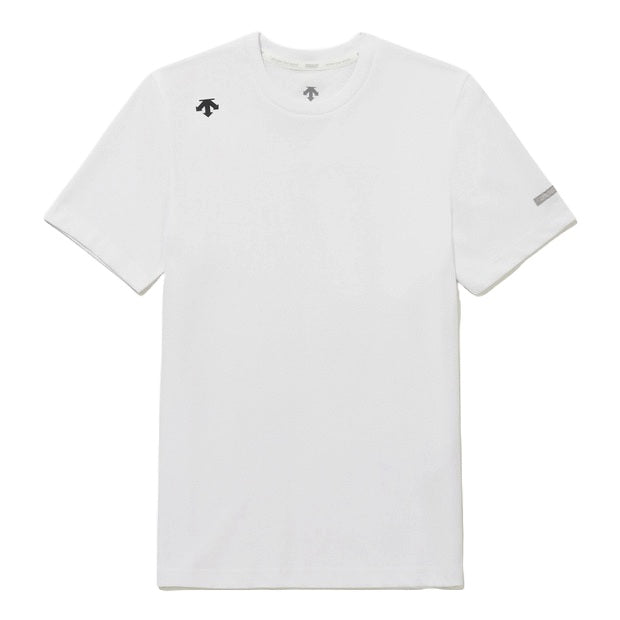 ESSENTIAL SMALL WORDING COTTON SHORT SLEEVE T-SHIRT 女士  運動上衣