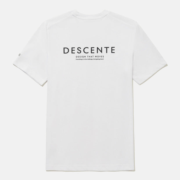 ESSENTIAL SMALL WORDING COTTON SHORT SLEEVE T-SHIRT 女士  運動上衣