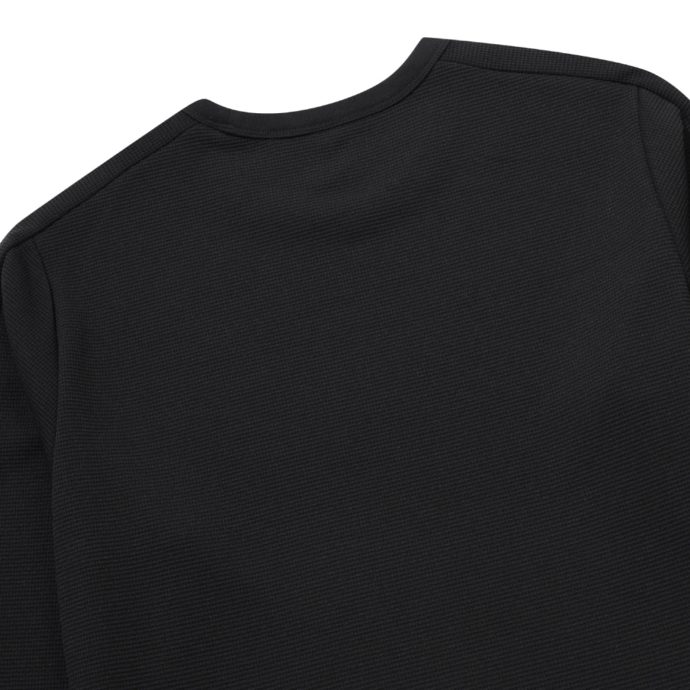 MEN WAFFLE CREWNECK LONG SLEEVE T-SHIRTS 男士 運動長袖上衣