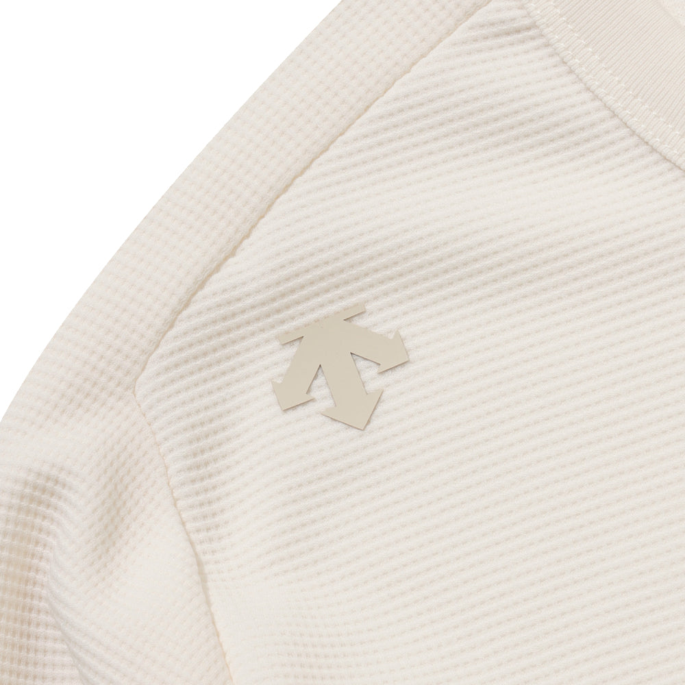 MEN WAFFLE CREWNECK LONG SLEEVE T-SHIRTS 男士 運動長袖上衣