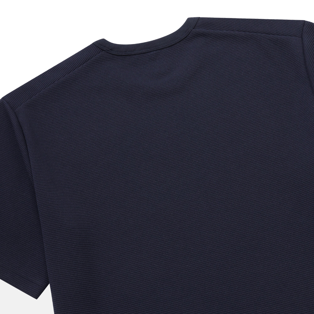 MEN WAFFLE CREWNECK SHORT SLEEVE T-SHIRTS 男士 運動上衣