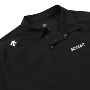 MEN TEXTURED WOVEN SHORT SLEEVE POLO TS 男士 運動上衣