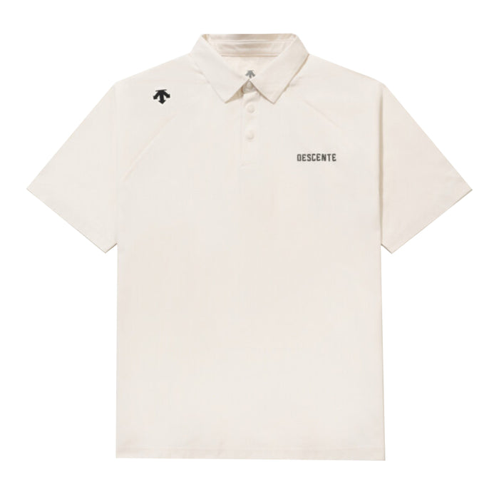 MEN TEXTURED WOVEN SHORT SLEEVE POLO TS 男士 運動上衣