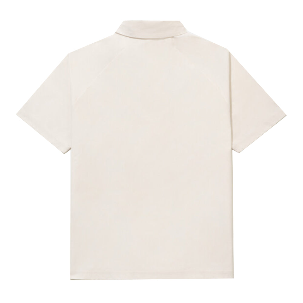 MEN TEXTURED WOVEN SHORT SLEEVE POLO TS 男士 運動上衣