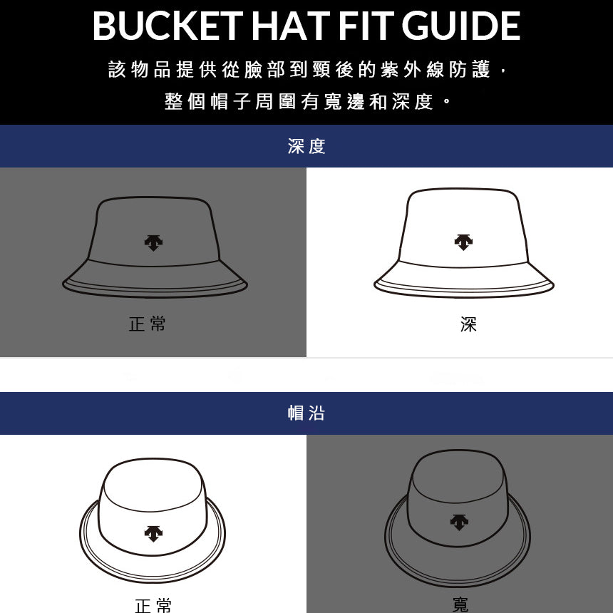 SPORTSBASIC LIGHT WEIGHT BUCKET HAT 中性 漁夫帽