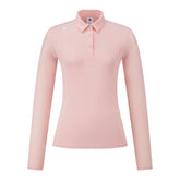 COLLARED COOLING LONG-SLEEVED T-SHIRT 女士 高爾夫翻領上衣