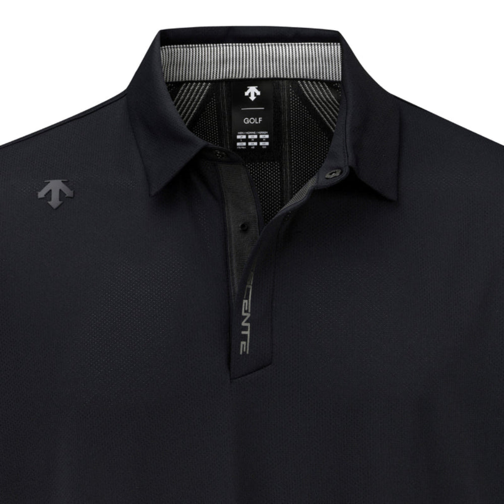 JACQUARD Y-COLLARED SHORT-SLEEVED T-SHIRT 男士 高爾夫翻領上衣