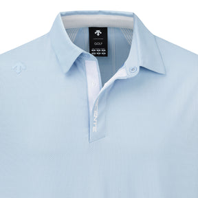 JACQUARD Y-COLLARED SHORT-SLEEVED T-SHIRT 男士 高爾夫翻領上衣