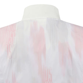 HIGH-NECK RIBBED HEM SHORT-SLEEVED JUMPER 女士 高爾夫高領短袖上衣