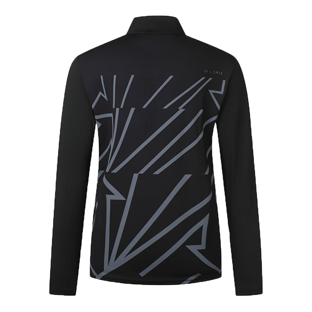 FULL PATTERNED ZIP UP T-SHIRT 男士 圖騰長袖T恤