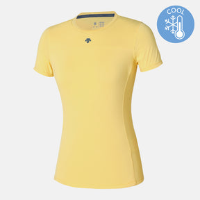 WOMENS COOLING BASIC HALF T-SHIRTS 女士 吸濕排汗彈力短袖上衣