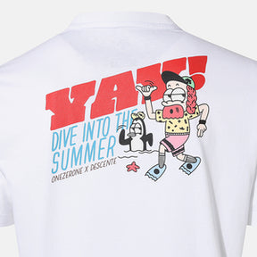 [DESCENTE X 101] HALF MENS T SHIRTS 男士 白色短袖T恤