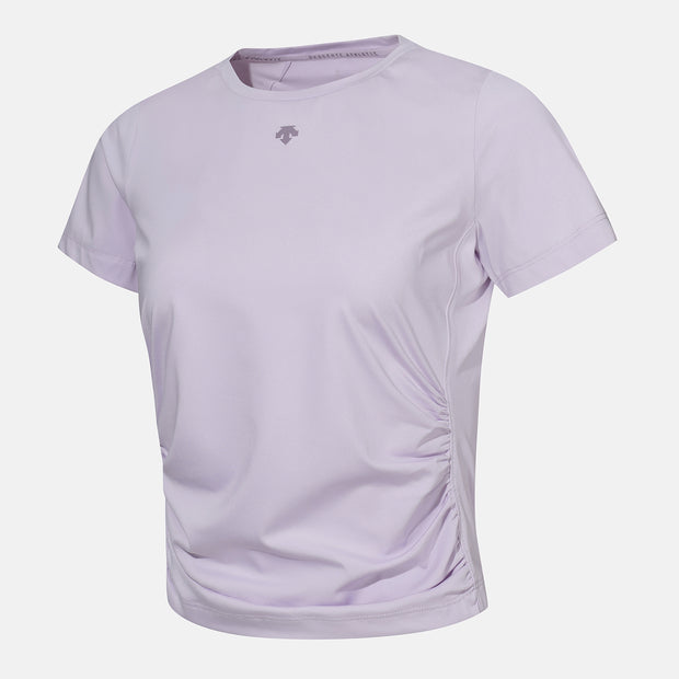 WOMEN'S CROPPED SLIM FIT SHORT SLEEVE T SHIRT 女士 訓練短袖T恤